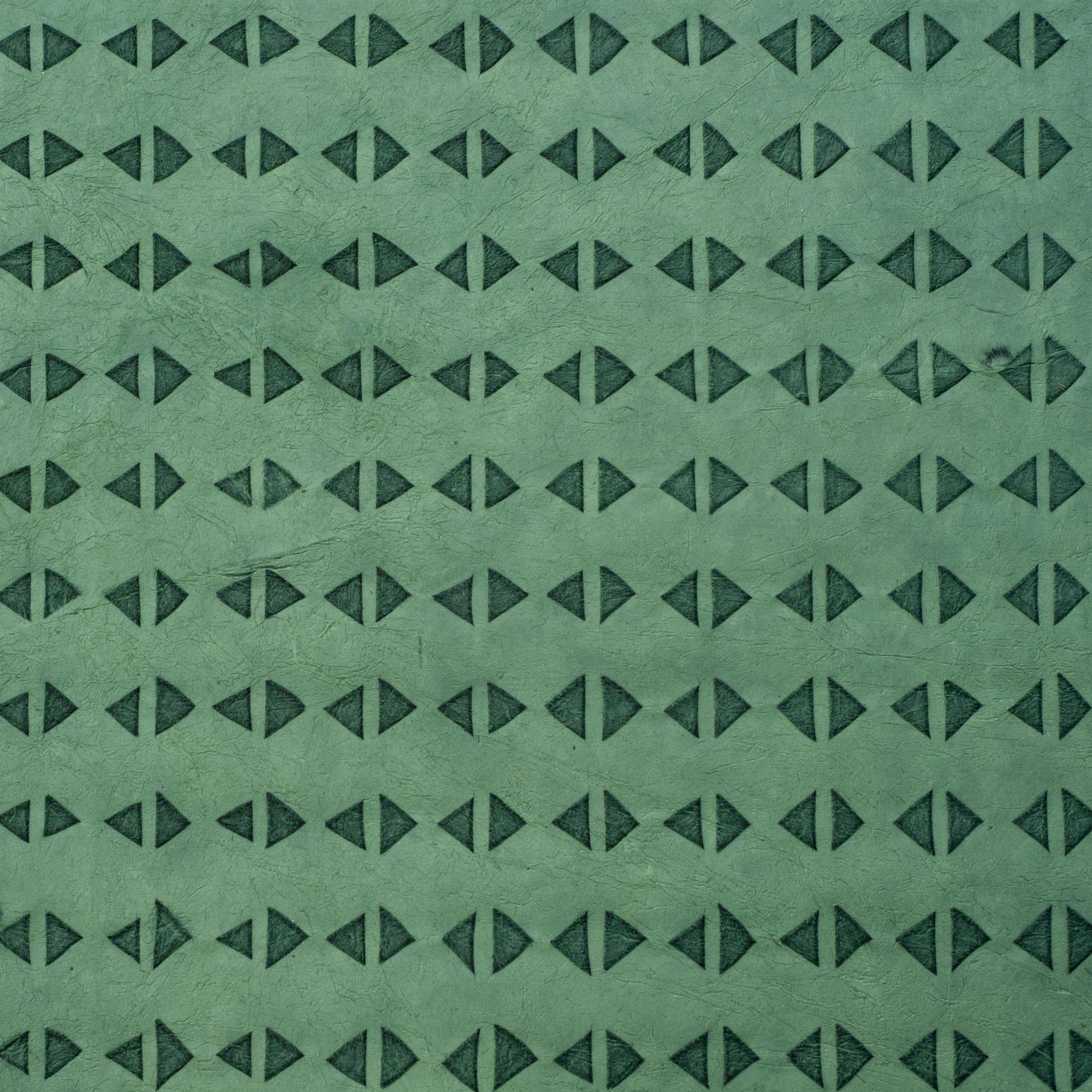Nepalese Paper | Lokta | Embossed Triangle | 2 COLOURS