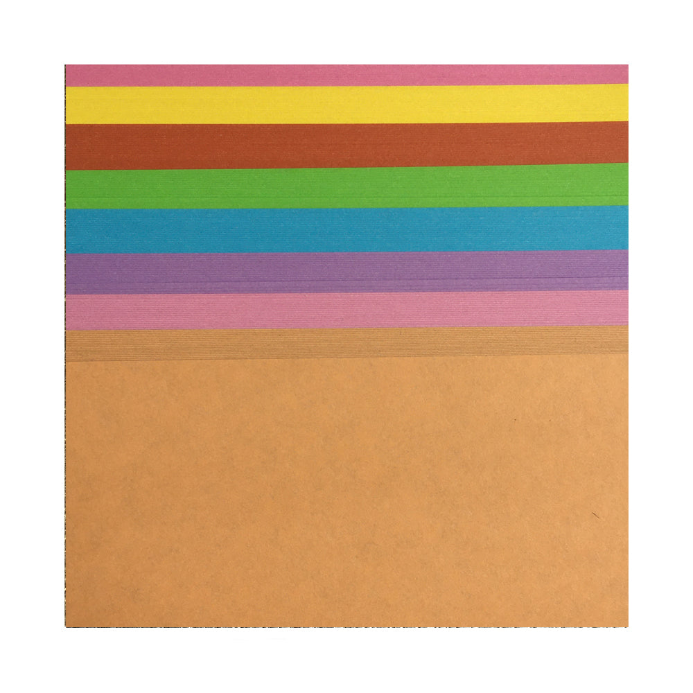 Origami Paper | Ryomen Double Colour | 7.5x7.5cm | 8 Colours | 150 Sheets | Showa Grimm