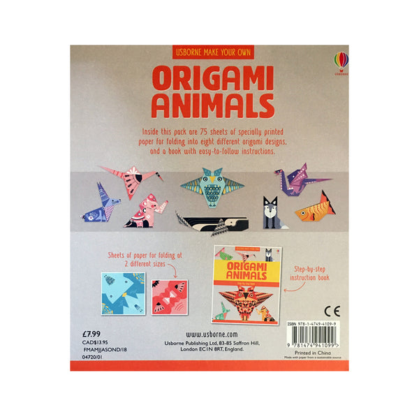 Origami Kits | Make Your Own Origami Animals Kit | Usborne - Kami Paper