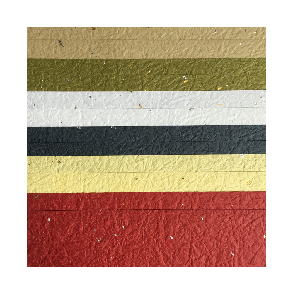 Origami Paper | Silver Swing | 15cm x 15cm | 6 Colours | 12 Sheets | Showa Grimm