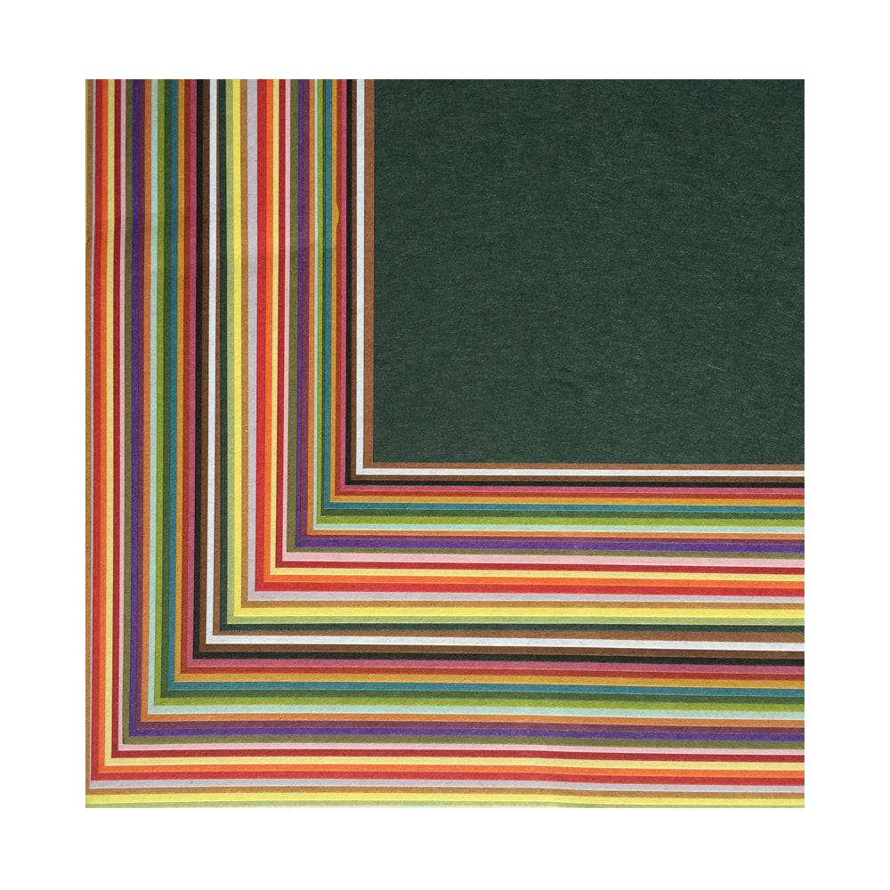 Origami Paper | Japanese Folk Art | 15x15cm | 25 Colours | 50 Sheets | Showa Grimm