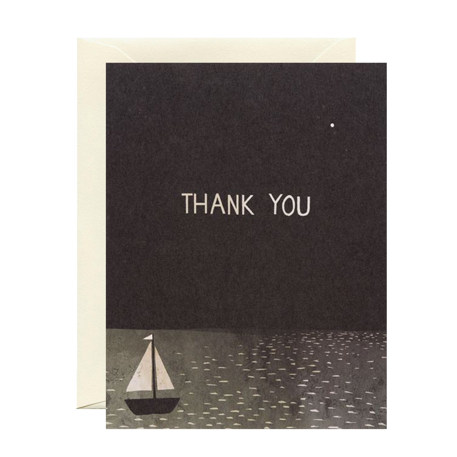 Thank You Card | Thank You Boat | Red Cap