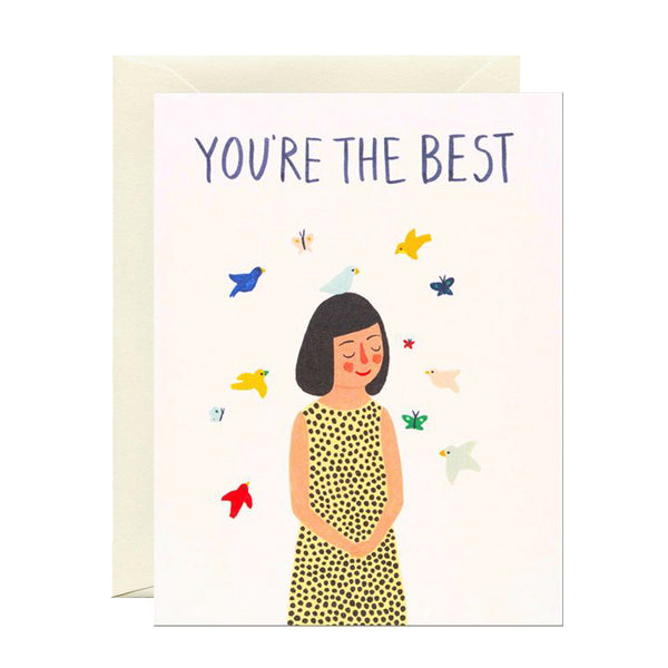Love & Friendship Card | You're The Best | Red Cap