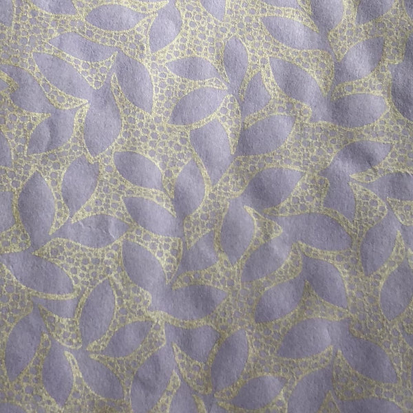 Thai Paper | Screenprint | Leaf Motif | 3 COLOUR  OPTIONS AVAILABLE