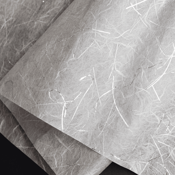 Thai Paper | Unryushi | Silver Thread | White