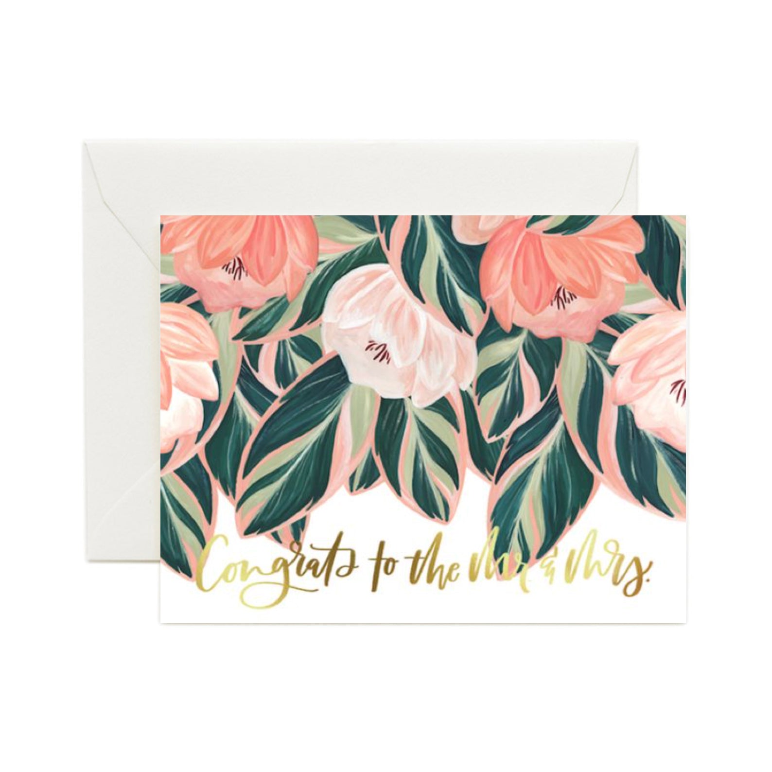Wedding Card | Congrats Mr & Mrs | 1Canoe2 - Kami Paper