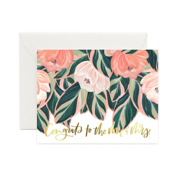 Wedding Card | Congrats Mr & Mrs | 1Canoe2 - Kami Paper