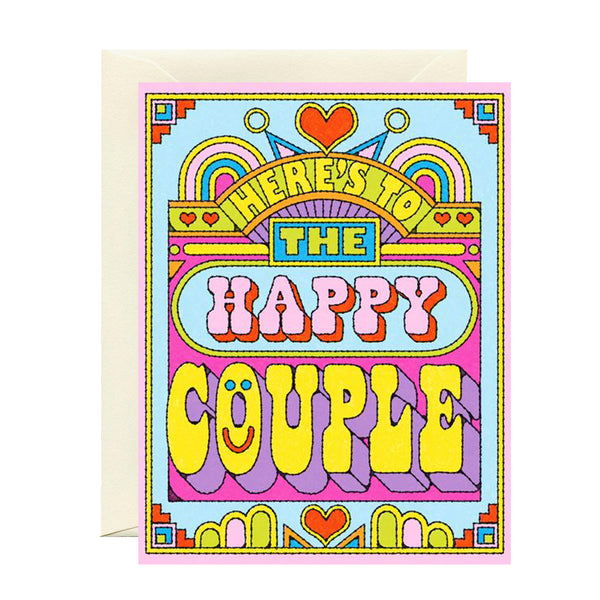 Wedding Card | Happy Couple | Red Cap Cards - Kami Paper