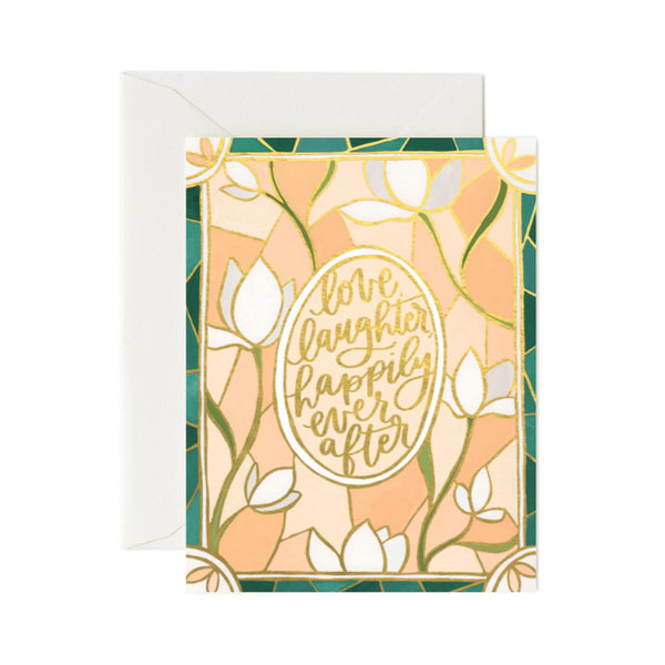 Wedding Card | Wedding Stained Glass | 1Canoe2 - Kami Paper