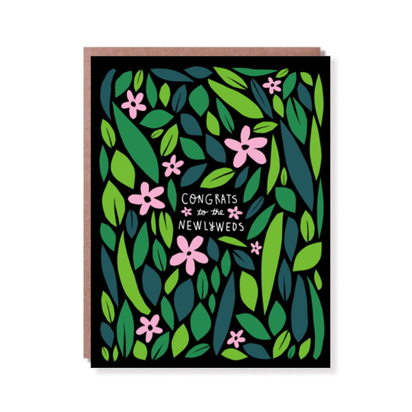 Wedding Card | Wildflower Wedding | Badger & Burke - Kami Paper