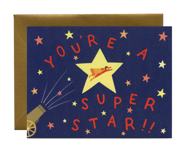 Congratulations Card | You're A Superstar | Yeppie Paper
